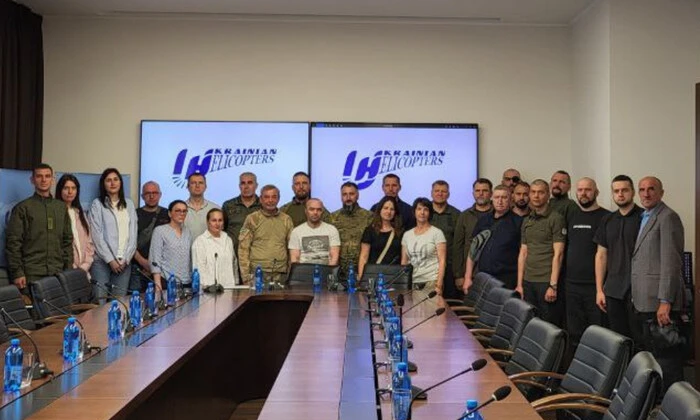 Вертолеты во время атаки на Украину