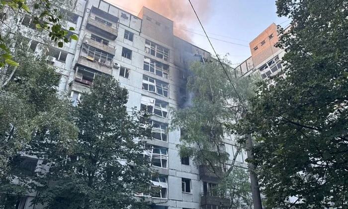 Поранений чоловік під час нападу.