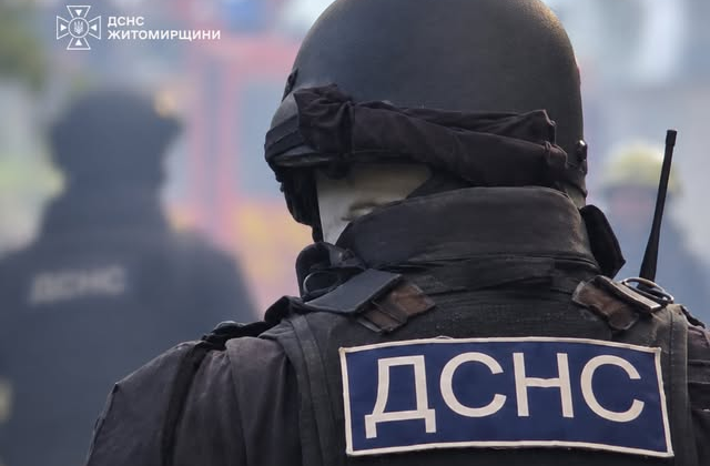Fires in Zhytomyr region after Russian shelling