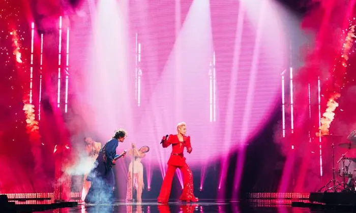 Логотип Євробачення-2025. Перший півфінал.