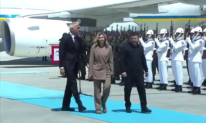 Zelensky and Trump at NATO summit