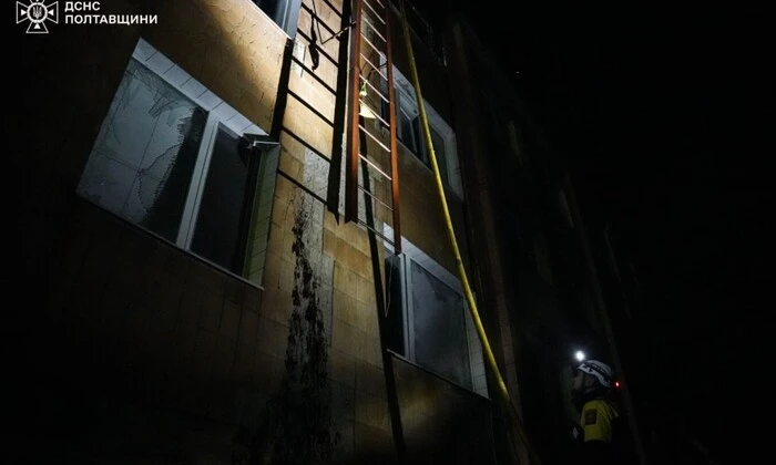 Пожари на Полтавщині: кадри від ДСНС