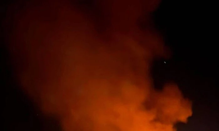 Пожежі в Запоріжжі внаслідок ракетного удару