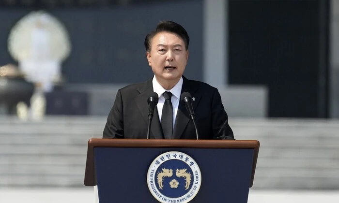 Former president of South Korea in court