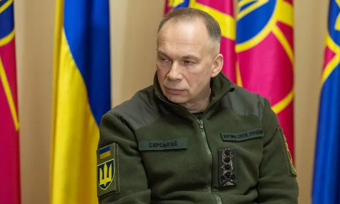 Photo of active front line