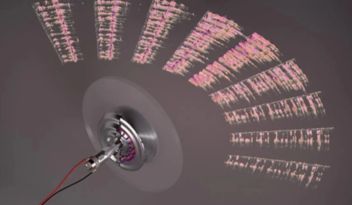 Speaker transmitting sound without headphones