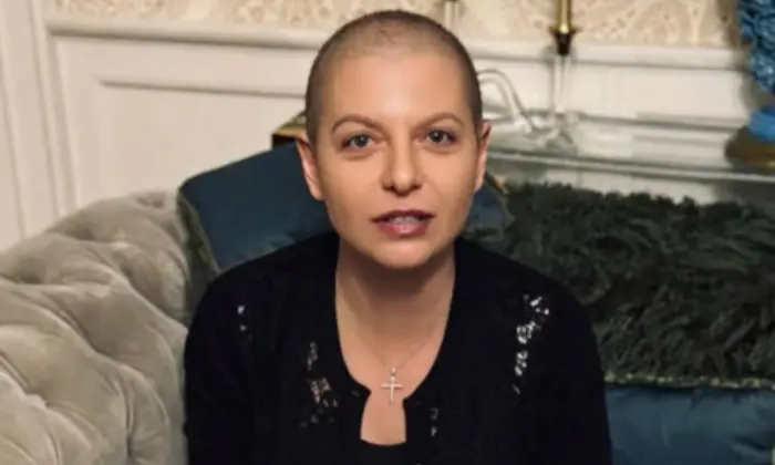Margareta Simonyan without wig after chemotherapy