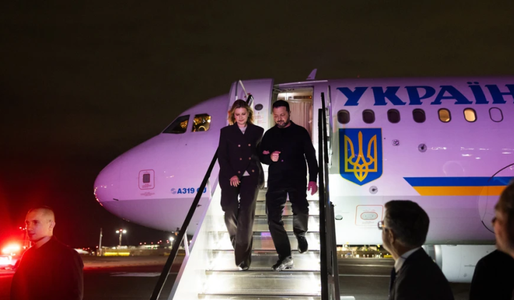 Zelensky arrived in New York