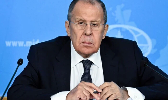 Сергій Лавров під час заяви