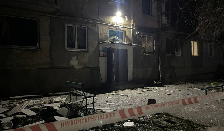 Картина разбитого здания в Кропивницком
