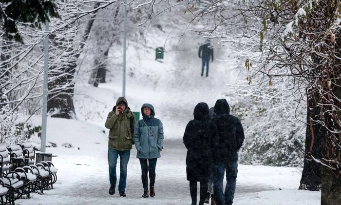 Снежная погода в областях Украины