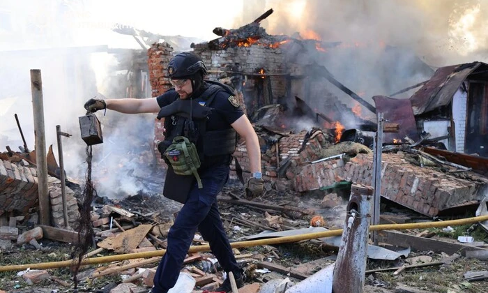 Дрони вдарили по будівлях в Полтаві