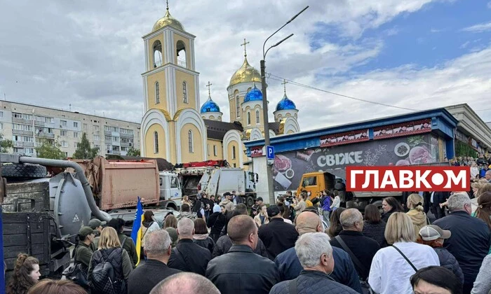 Протест у Хмельницькому проти Онуфрія