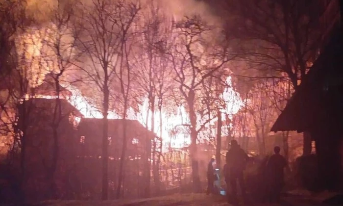 Пожежа у монастирі московського патріархату