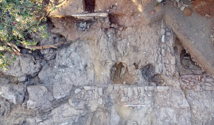 Residential building from the 4th century in Corsica