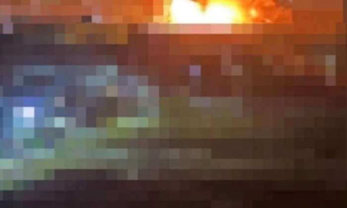 Пожежа в Одесі після атаки Росії