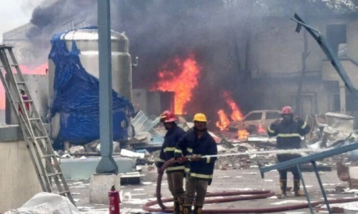 Взрыв на химическом заводе в Индии