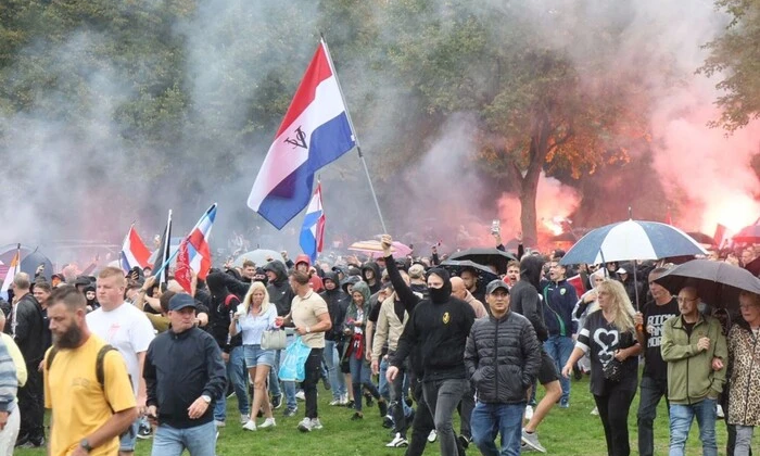 Протест Гаазі: заворушення з поліцією