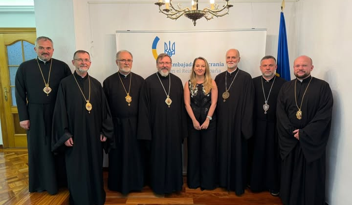 Молитва на украинском в Мадриде