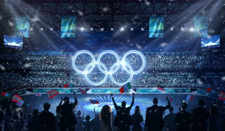 Lighting of the Olympic flame in two cities