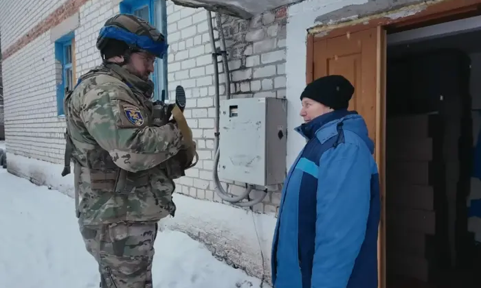 Русские из прифронтовых сел Курщины