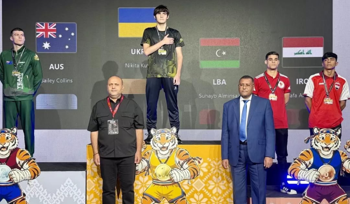 Ukrainian cadet became world champion in muay thai