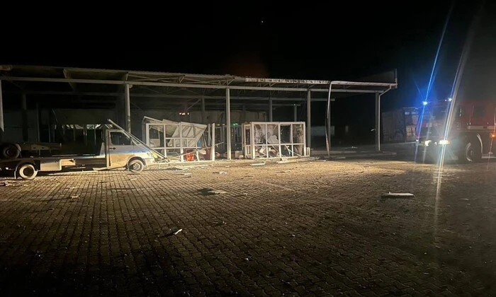 Російські дрони пошкодили кордонний пункт