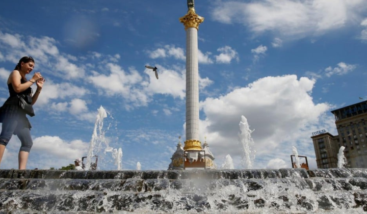 Пик жары в Киеве, +39°C