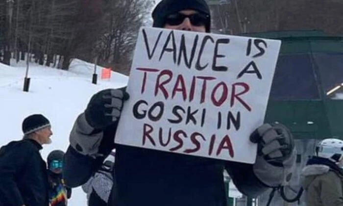 Демонстранты катать на лыжах Россия