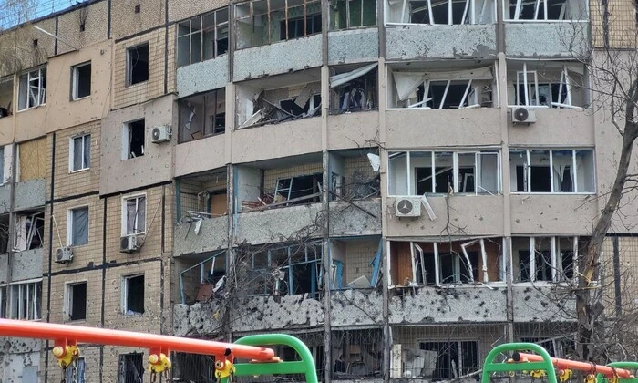 Фото з Кривого Рогу після удару