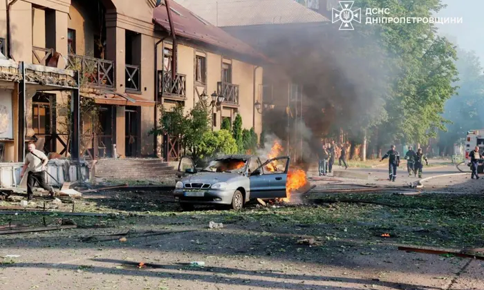 Поранені люди та пожежа в Кривому Розі