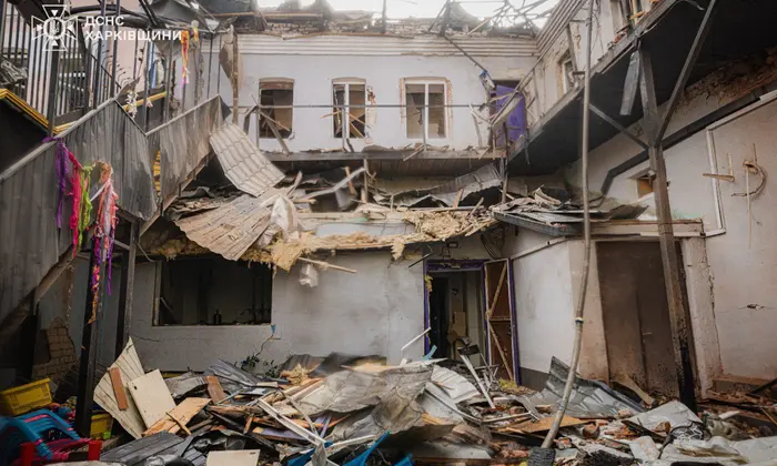 Пострадавшие от удара РФ в детском саду