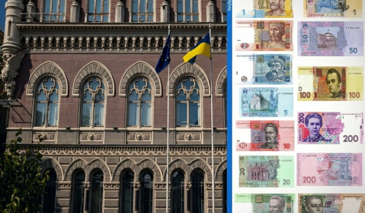 50 and 200 hryvnia banknotes