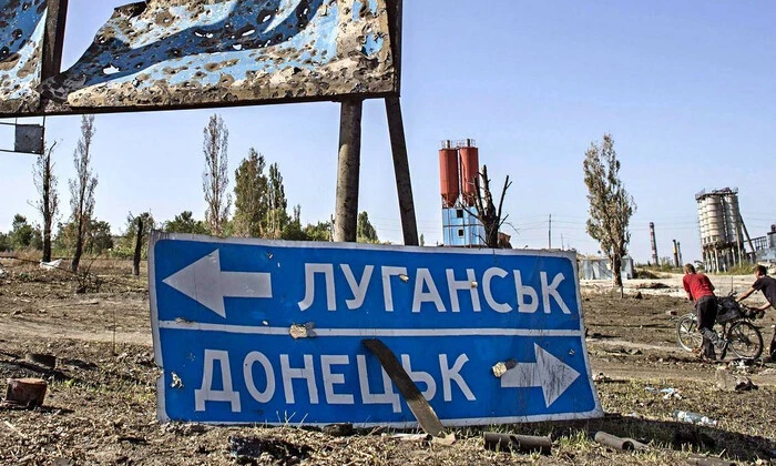 График перемирия на карте Украины