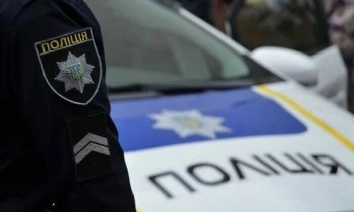 Атака россиян на авто полиции