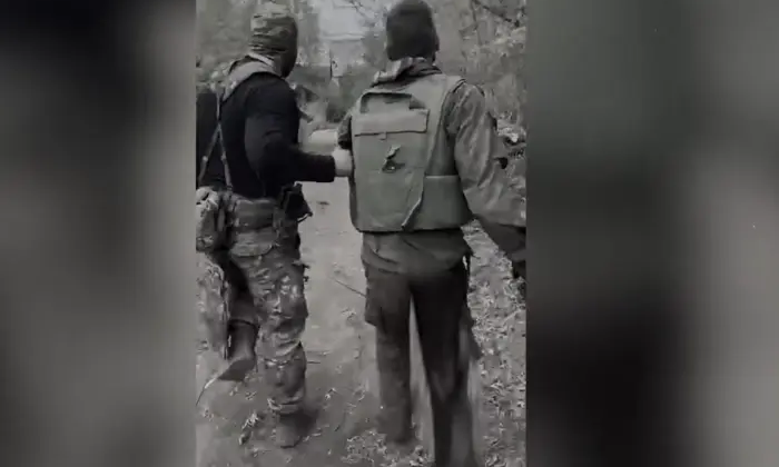 Артилеристи взяли в полон окупанта