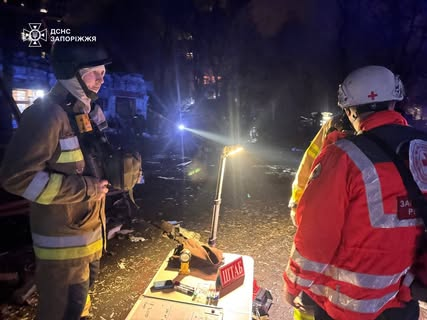 Російський ракетний удар по Запоріжжю