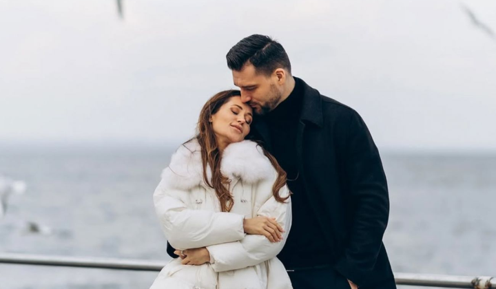 Natalia Denysenko talks with her beloved