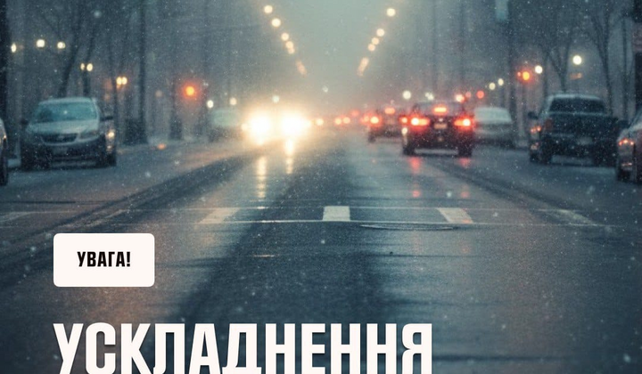 Снігопади та туман в Україні