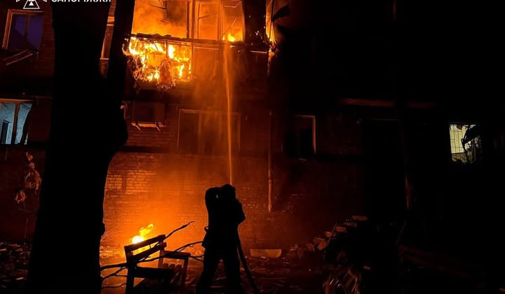 Ночная атака на Запорожье: пострадавшие в госпитале