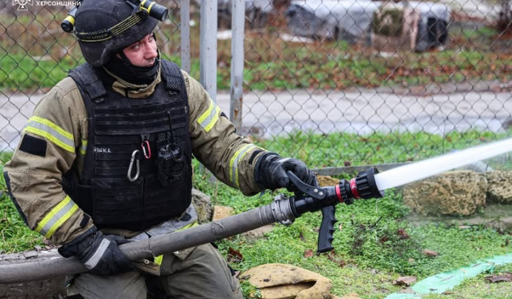 Россияне атаковали спасателей в Херсоне