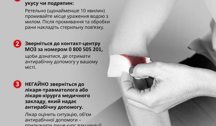 Україна отримала вакцину проти сказу