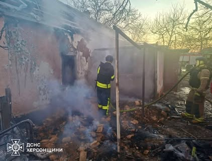 Пожежі у приватних будинках на Херсонщині