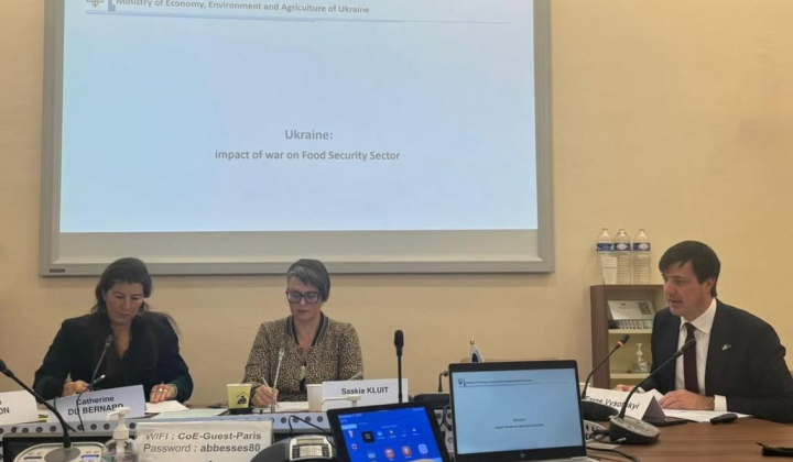 Україна закликала ПАРЄ посилити захист продовольчої безпеки