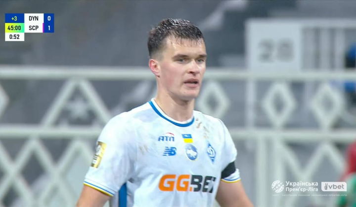 Dynamo players after Poltava's goal