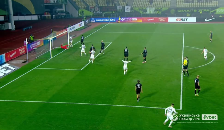 Hutsulyak scores first goal of the season: Polissya takes the lead against Zorya