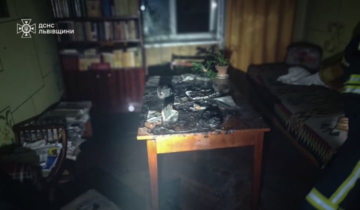 Жінка з опіками від свічки