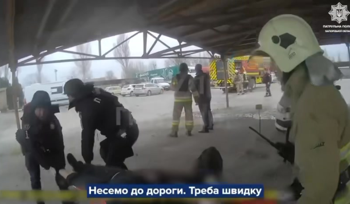 Запоріжжя: серед поранених - поліцейський та рятувальники