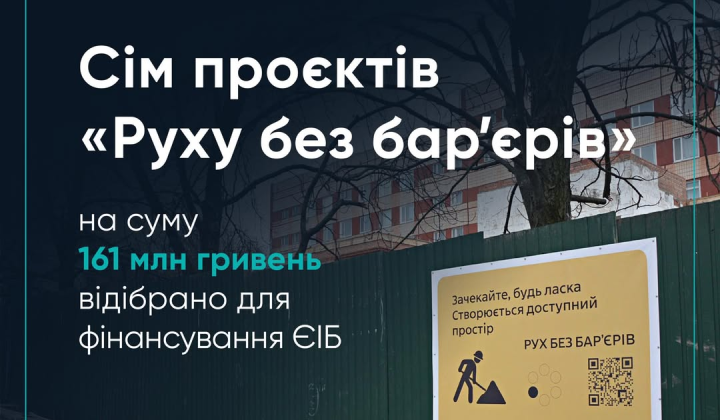 Громади отримують кошти на безбар'єрні проєкти
