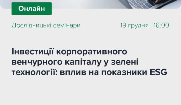 Графік інвестицій у стартапи та екологічні показники